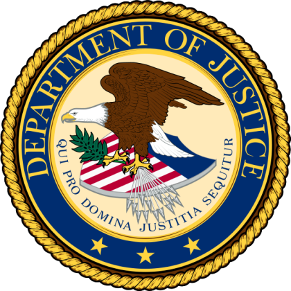 Department of Justice eagle logo